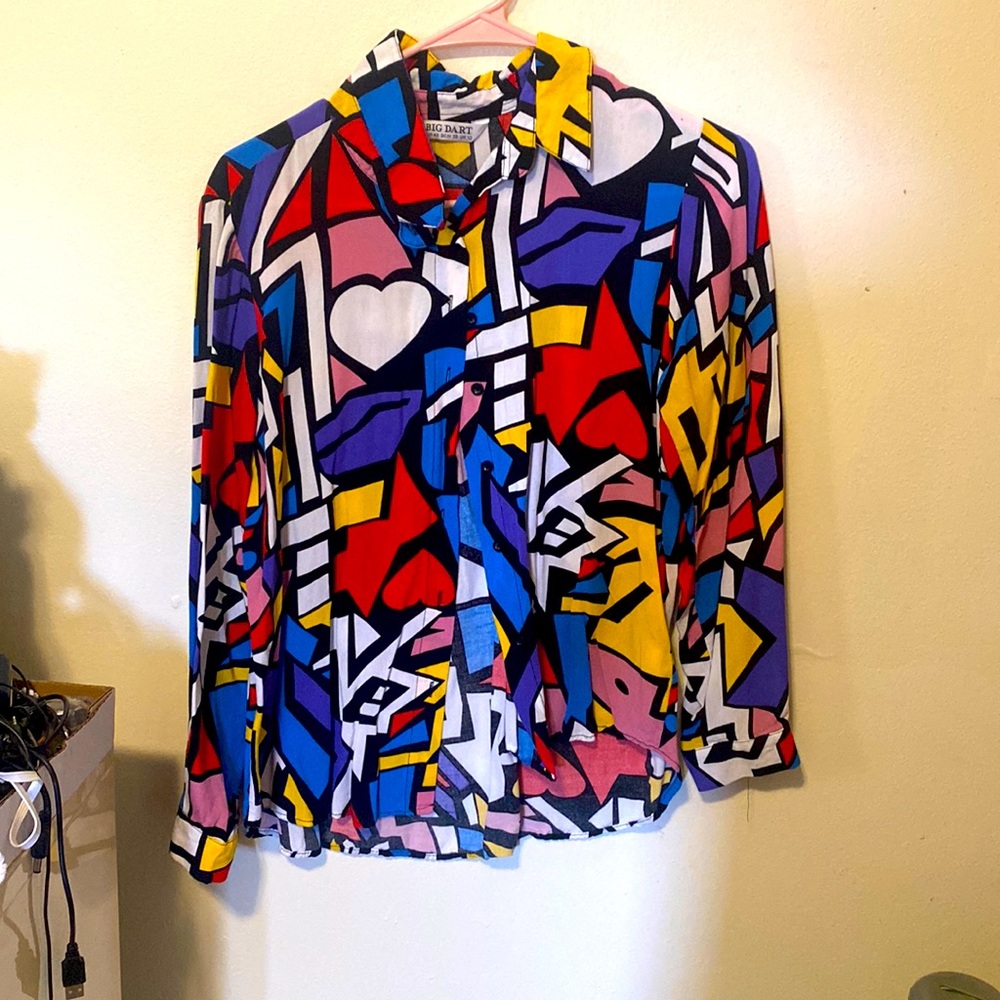 Spunky button up blouse